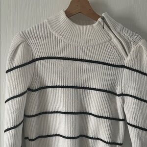 Whbm striped sweater M